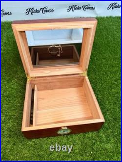 Masters Cigar Humidor Glass Top Gold Logo ANGC Berckmans New In Box Rare