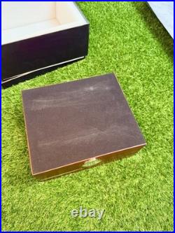 Masters Cigar Humidor Glass Top Gold Logo ANGC Berckmans New In Box Rare