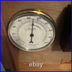 Mastro De Paja 50 Cigar Humidor 11.75x9.25x4 Withhygrometer & Humidifier