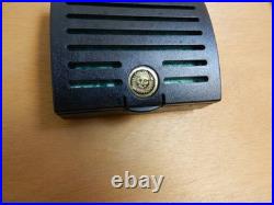 Mastro De Paja Cigar Humidor Laquered Burl Finish withHygrometer Near Mint Italy