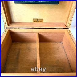 Mastro de Paja Italy Burlwood Cigar Humidor 50-Count Humigar Divider