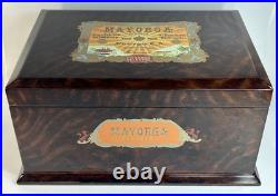 Mayorga Segovia Wooden Luxury Personal Cigar Humidor Humidifier 15x11x8 Works Mayorga Segovia Wooden Luxury Personal Cigar Humidor Humidifier 15x11x8 Works