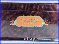 Mayorga Segovia Wooden Luxury Personal Cigar Humidor Humidifier 15x11x8 Works Mayorga Segovia Wooden Luxury Personal Cigar Humidor Humidifier 15x11x8 Works