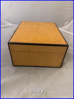 Michael Dixon Humidor Maple Cedar Wooden Cigar Trinket Box Handmade USA