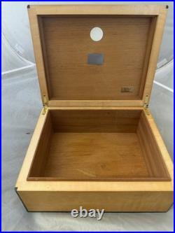 Michael Dixon Humidor Maple Cedar Wooden Cigar Trinket Box Handmade USA