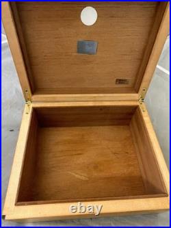 Michael Dixon Humidor Maple Cedar Wooden Cigar Trinket Box Handmade USA