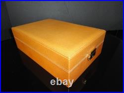 Michel Perrenoud Leather Travel Humidor 20 ct 10.5 L x 7.25W x 3.25 H