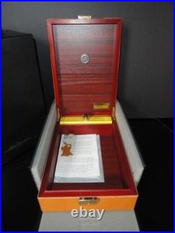 Michel Perrenoud Leather Travel Humidor 20 ct 10.5 L x 7.25W x 3.25 H