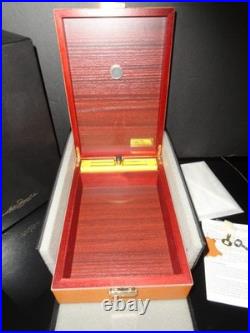 Michel Perrenoud Leather Travel Humidor 20 ct 10.5 L x 7.25W x 3.25 H