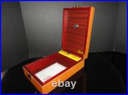 Michel Perrenoud Leather Travel Humidor 20 ct 10.5 L x 7.25W x 3.25 H