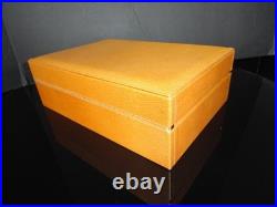 Michel Perrenoud Leather Travel Humidor 20 ct 10.5 L x 7.25W x 3.25 H