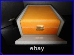 Michel Perrenoud Leather Travel Humidor 20 ct 10.5 L x 7.25W x 3.25 H