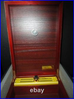 Michel Perrenoud Leather Travel Humidor 20 ct 10.5 L x 7.25W x 3.25 H