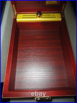 Michel Perrenoud Leather Travel Humidor 20 ct 10.5 L x 7.25W x 3.25 H