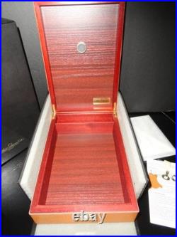 Michel Perrenoud Leather Travel Humidor 20 ct 10.5 L x 7.25W x 3.25 H