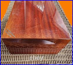 Michel Perrenoud Mahogany Humidor 25 ct Measures 10 L x 7.75 W x 4.5 H