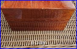 Michel Perrenoud Mahogany Humidor 25 ct Measures 10 L x 7.75 W x 4.5 H