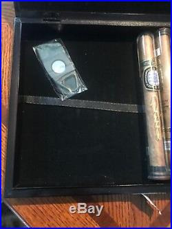 Mike Ditka Wooden Cigar Humidor 1985 Championship Series W Cover Cutter