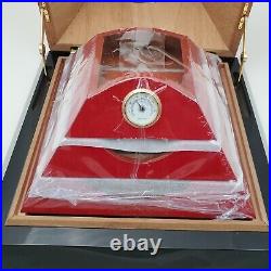 Modern Pyramid Red Le Veil Cigar Humidor Has Never Been Used