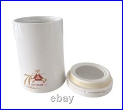 Montecristo 70 Aniversario 1955-2005 White Ceramic Cigar Jar Humidor with Lid