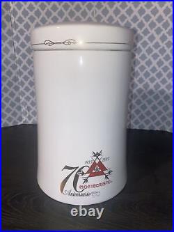 Montecristo 70th Anniversary Ceramic Cigar Humidor Jar Container White with Logo