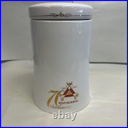 Montecristo 70th Anniversary Cigar Humidor Ceramic Jar withLogo MIB