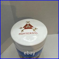 Montecristo Ceramic Cigar Jar Humidor Michel Delacroix Eiffel Tower Replacement