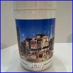 Montecristo Ceramic Cigar Jar Humidor Michel Delacroix Eiffel Tower Replacement