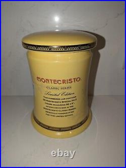 Montecristo Classic Cigar Ceramic Storage Jar Humidor No. 2 Limited Edition