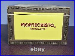 Montecristo Humidor Measures 10 L x 7 3/4 W x 5 H Cigar Box Limited Edition