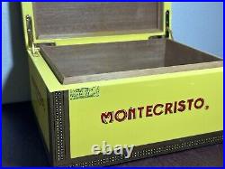 Montecristo Humidor Measures 10 L x 7 3/4 W x 5 H Cigar Box Limited Edition