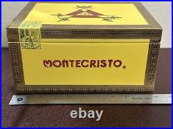 Montecristo Humidor Measures 10 L x 7 3/4 W x 5 H Cigar Box Limited Edition