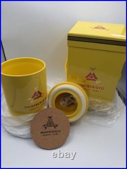Montecristo Jar/humidor Empty With Box
