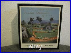Montecristo Signed Cigar Box Michel Delacroix Wood 2006 La Campagne Cubaire