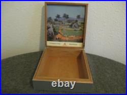 Montecristo Signed Cigar Box Michel Delacroix Wood 2006 La Campagne Cubaire