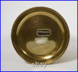 Mottahedeh tobacco brass canister plaque metal mark