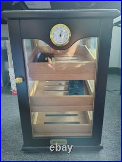 Mr. Flavor Cigar Humidor Brown Cabinet