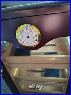 Mr. Flavor Cigar Humidor Brown Cabinet