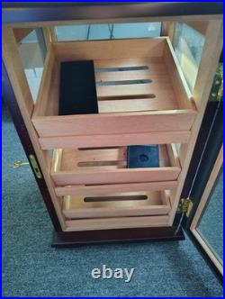 Mr. Flavor Cigar Humidor Brown Cabinet