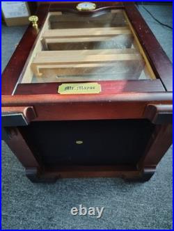 Mr. Flavor Cigar Humidor Brown Cabinet