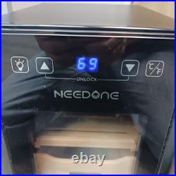 NEEDONE NO-8-CH2 Cigar Humidor, 8L Heating Cooling Hygrometer
