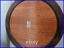 Nat Sherman Wood Humidor Tobacco Jar Cigar Pipe Rare Made In Italy