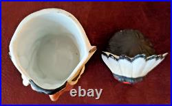 Native American Chief Cigar Humidor, Ernst Bohne & Sohne, Antique Porcelain Rare