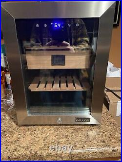 Newair 250 Count Electric Cigar Humidor Wineador in Stainless Steel NCH250SS01