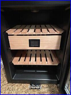 Newair 250 Count Electric Cigar Humidor Wineador in Stainless Steel NCH250SS01