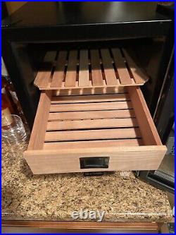 Newair 250 Count Electric Cigar Humidor Wineador in Stainless Steel NCH250SS01