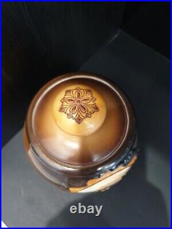 Nippon Humidor Molded In Relief Blown Out Night Watchman