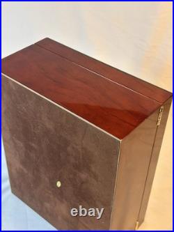 Ocaso Savoy Cigar Humidor 11.75x 9.5x 5 No Key Surface Scratches Ocaso Savoy Cigar Humidor 11.75x 9.5x 5 No Key Surface Scratches