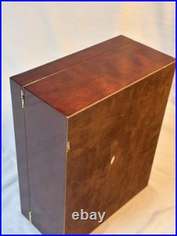 Ocaso Savoy Cigar Humidor 11.75x 9.5x 5 No Key Surface Scratches Ocaso Savoy Cigar Humidor 11.75x 9.5x 5 No Key Surface Scratches