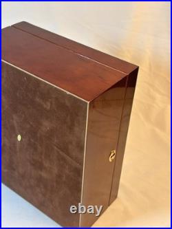 Ocaso Savoy Cigar Humidor 11.75x 9.5x 5 No Key Surface Scratches Ocaso Savoy Cigar Humidor 11.75x 9.5x 5 No Key Surface Scratches